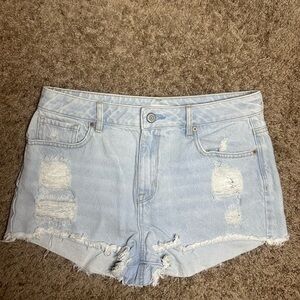 Pacsun distressed high rise jeans shorts size 28